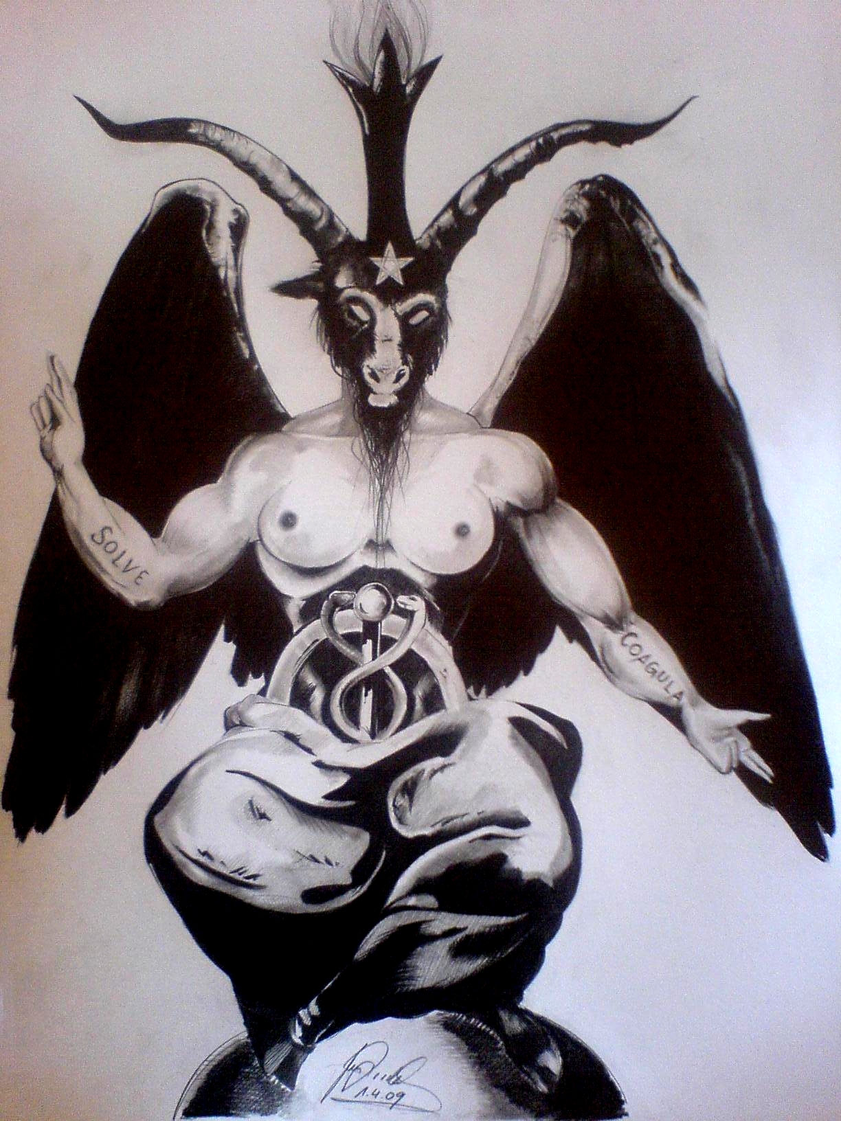 Baphomet, alias de satan.