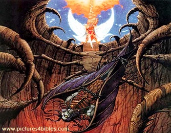 Satan gebonden voor 1000 jaren.