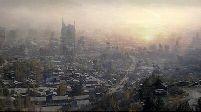 Een paddenstoelwolk in San Francisco.